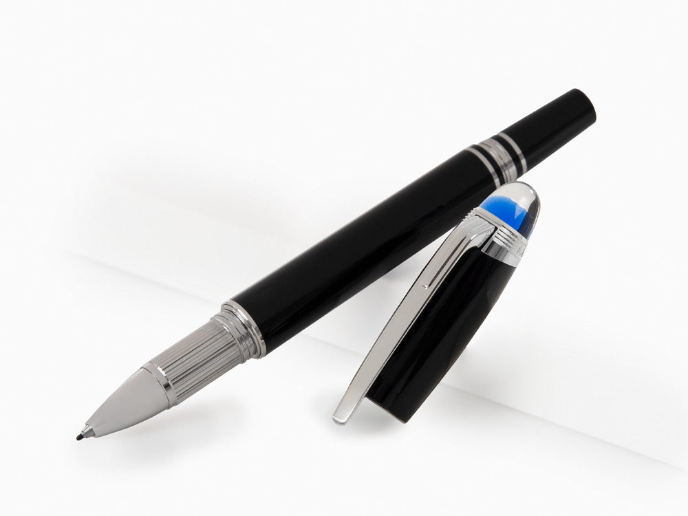 Fineliner Montblanc StarWalker, Resina preciosa, Negro, Platino, 132508