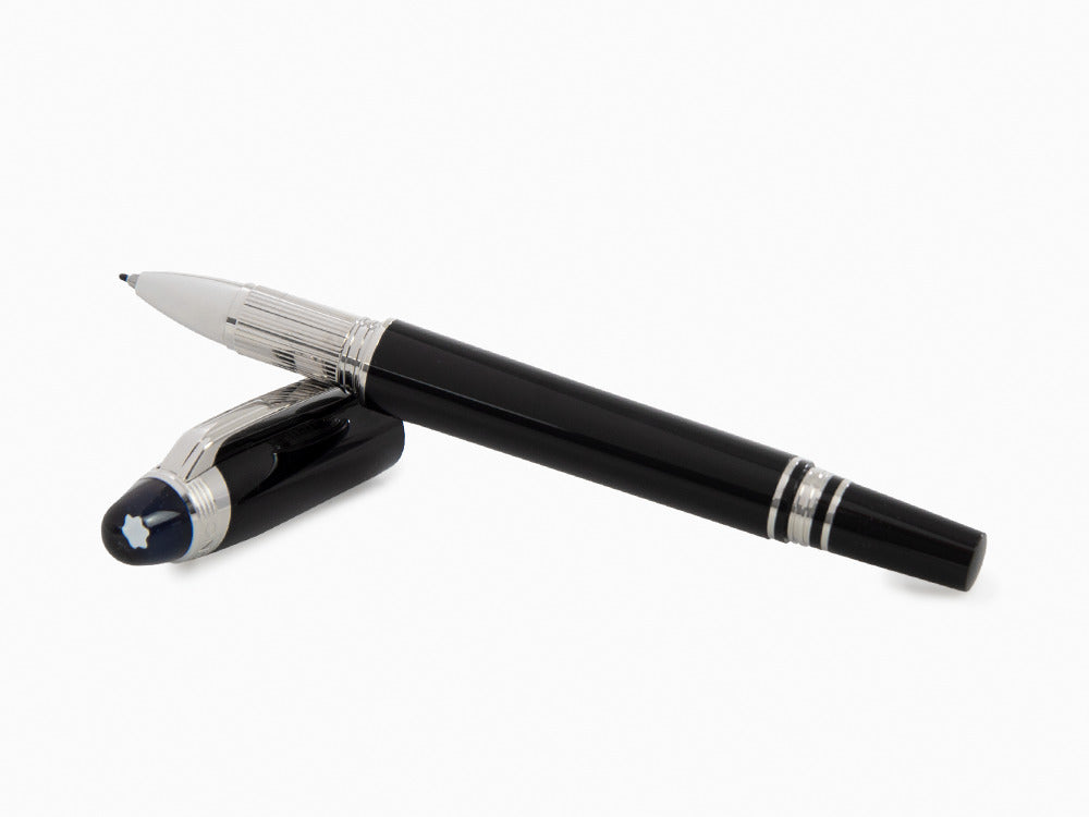 Fineliner Montblanc StarWalker, Resina preciosa, Negro, Platino, 132508