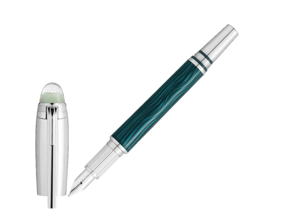 Pluma Estilográfica Montblanc StarWalker PolarGreen Metal, 132910