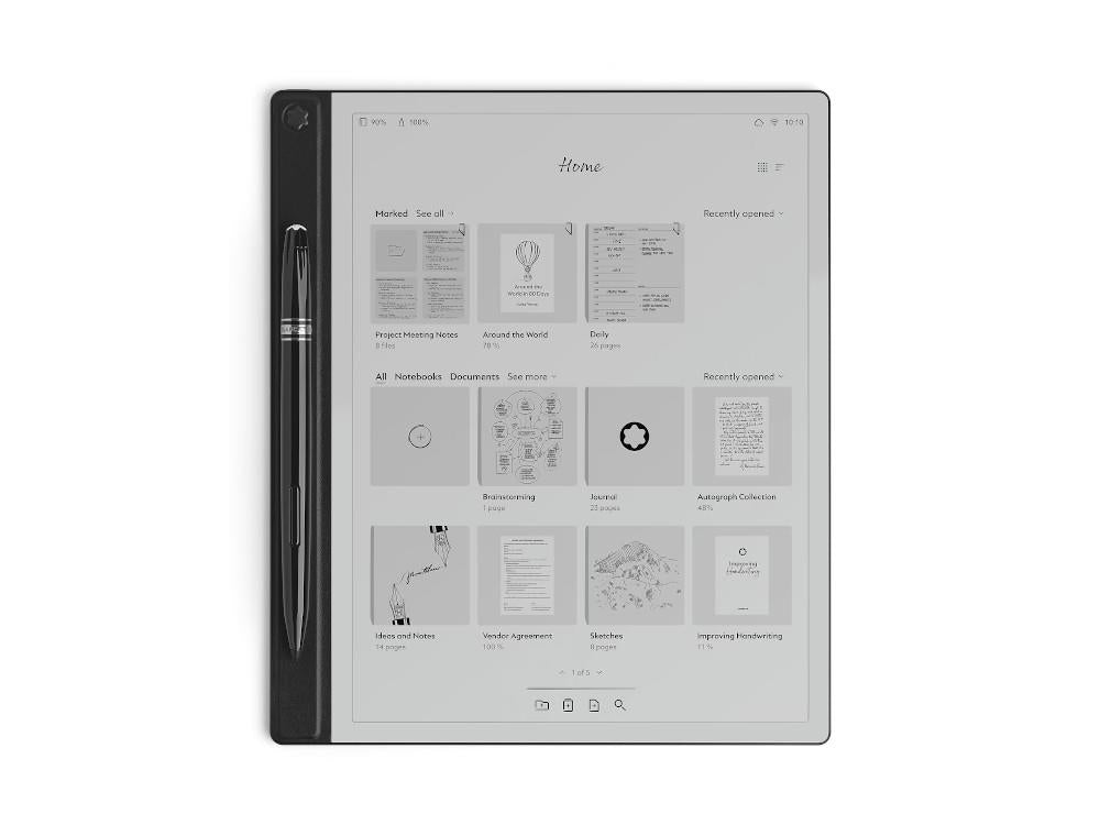 Set de Escritura Digital Montblanc Mystery Black, 135010
