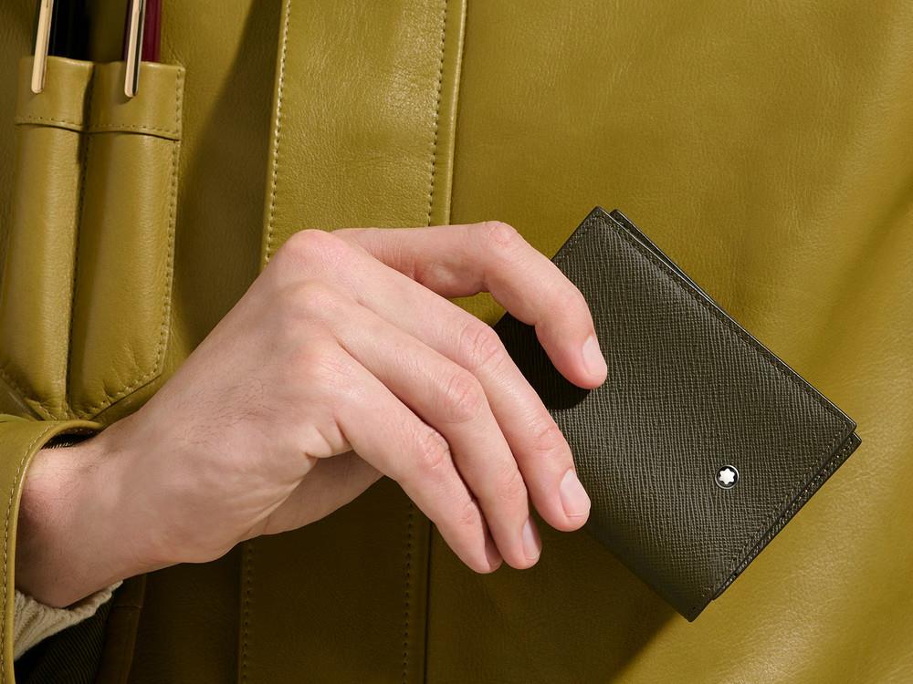 Tarjetero Montblanc Sartorial Caqui, 4 Tarjetas, 221346