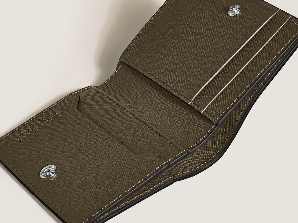 Cartera Mini Montblanc Sartorial Caqui 4 Tarjetas, 221508