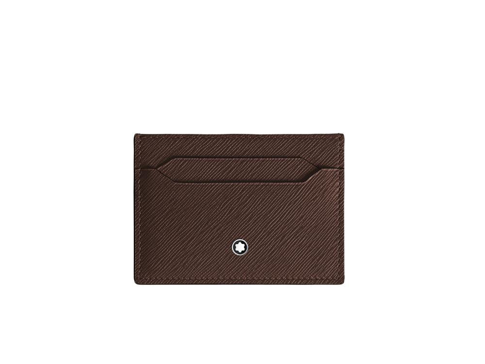 Tarjetero Montblanc Sartorial 5cc, Piel, Ebony, 223029