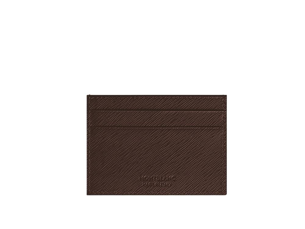 Tarjetero Montblanc Sartorial 5cc, Piel, Ebony, 223029