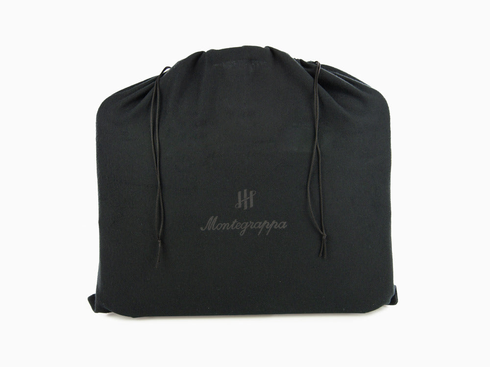 Bolsa para portátil Montegrappa Signet Series, Piel, Negro, IC00LB03