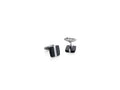 Gemelos Montegrappa Quadro, Acero inoxidable, IP Black, IDQUCLSB