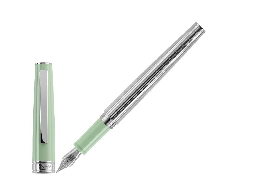 Pluma Estilográfica Montegrappa Armonia Duetto Neo Mint, Verde, ISA1M-AG
