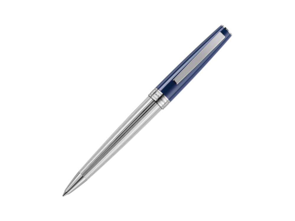 Bolígrafo Montegrappa Armonia Duetto, Acero, Azul, ISA1MBAB