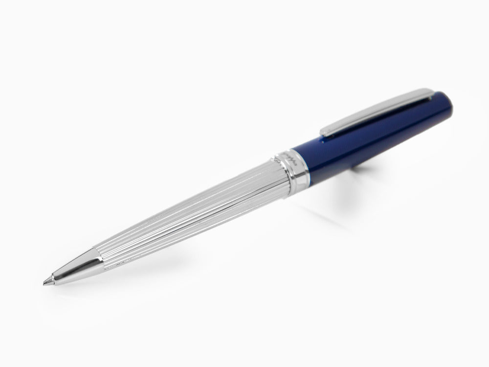 Bolígrafo Montegrappa Armonia Duetto, Acero, Azul, ISA1MBAB