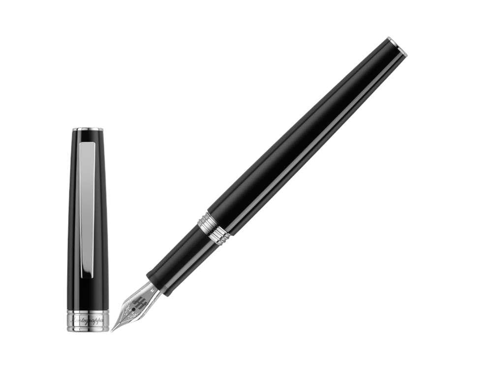 Pluma Estilográfica Montegrappa Armonia, Resina, Negro, ISA1R-AC