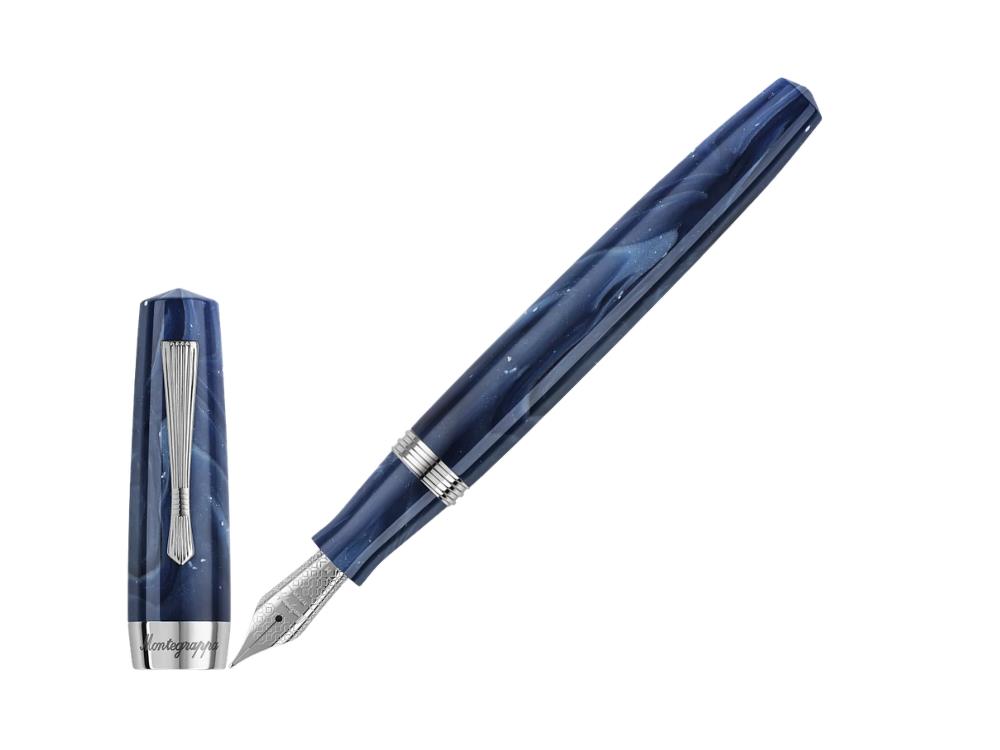 Pluma Estilográfica Montegrappa Elmo 02 Nebula, Azul,  ISE2R-AD