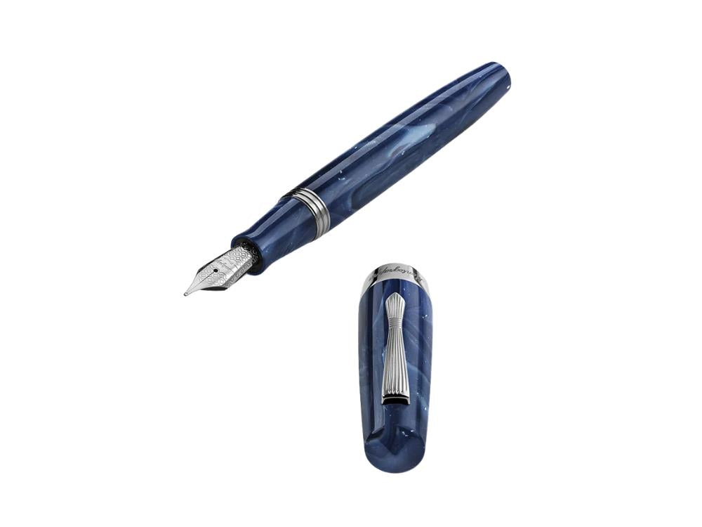 Pluma Estilográfica Montegrappa Elmo 02 Nebula, Azul,  ISE2R-AD
