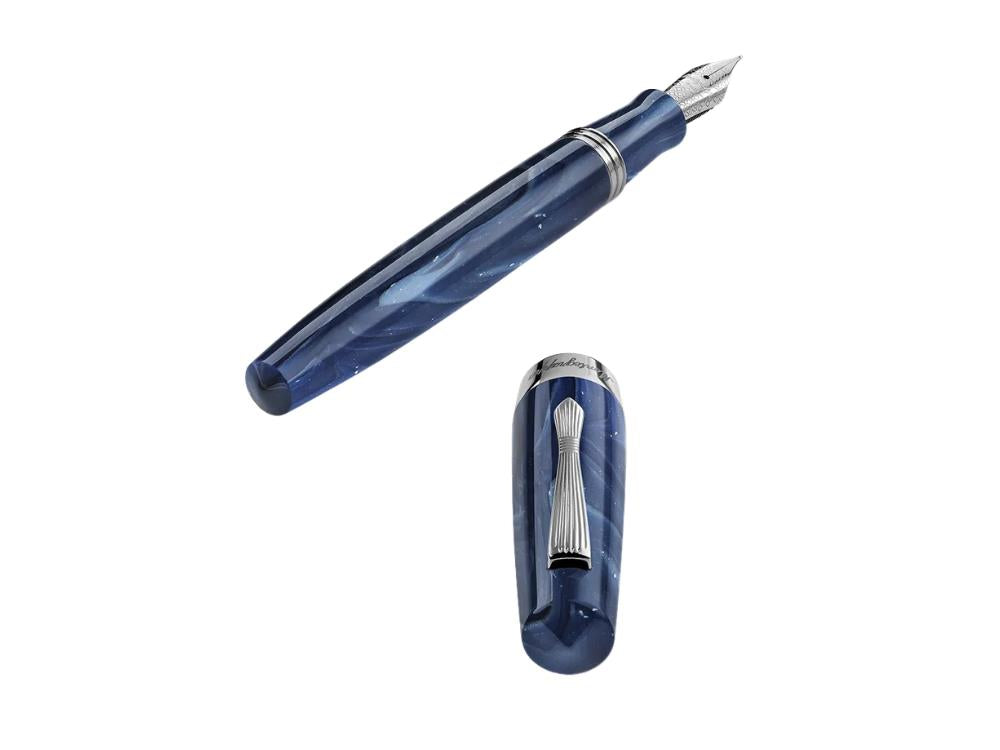 Pluma Estilográfica Montegrappa Elmo 02 Nebula, Azul,  ISE2R-AD