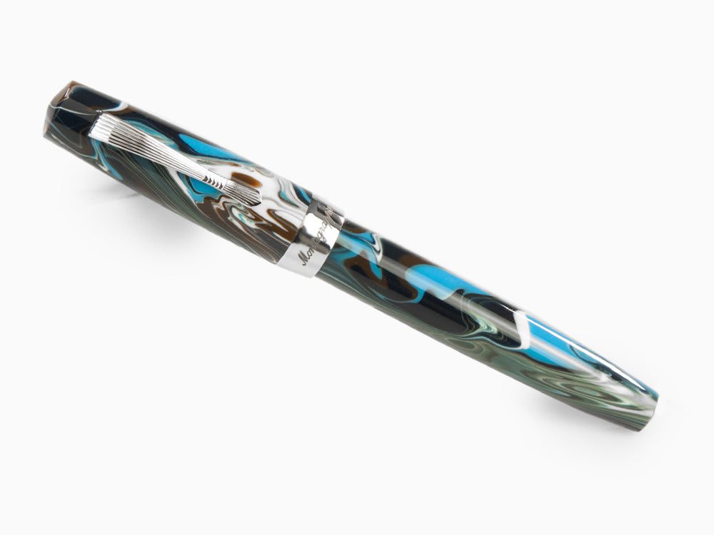 Roller Montegrappa Elmo 02 Sorapis, Resina, Acero Inoxidable, ISE2RRAB