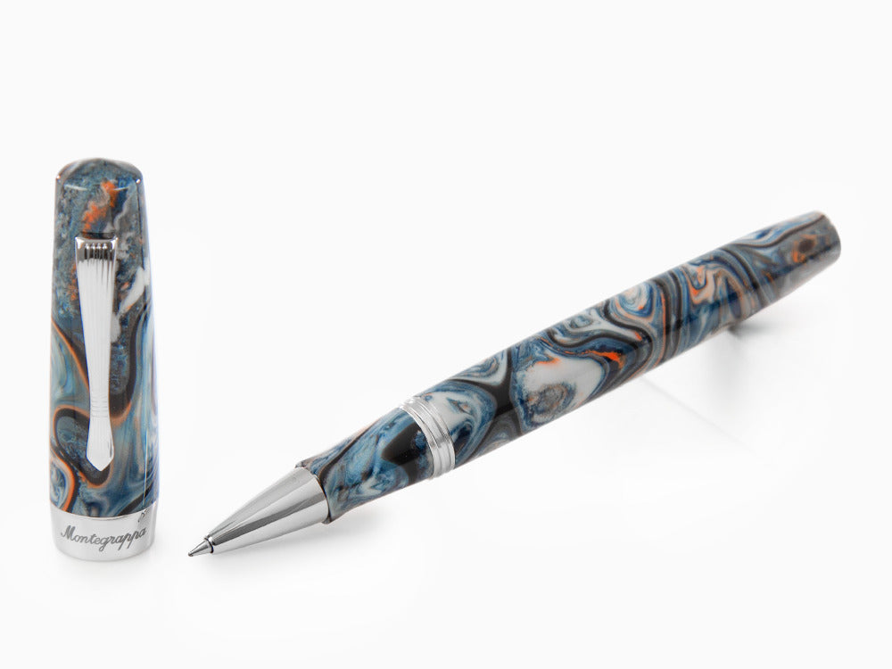 Roller Montegrappa Elmo 02 Croda Rossa, Acero Inoxidable, ISE2RRAR-1