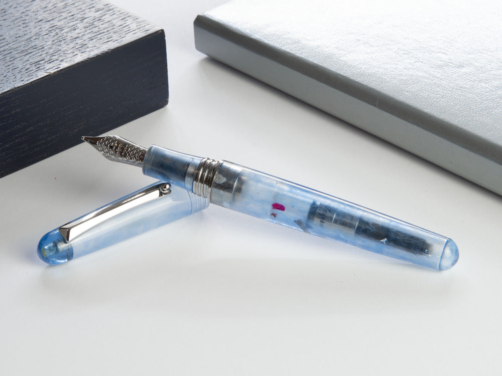 Pluma Estilográfica Montegrappa Elmo Ambiente Ocean, Resina, ISEER-ID