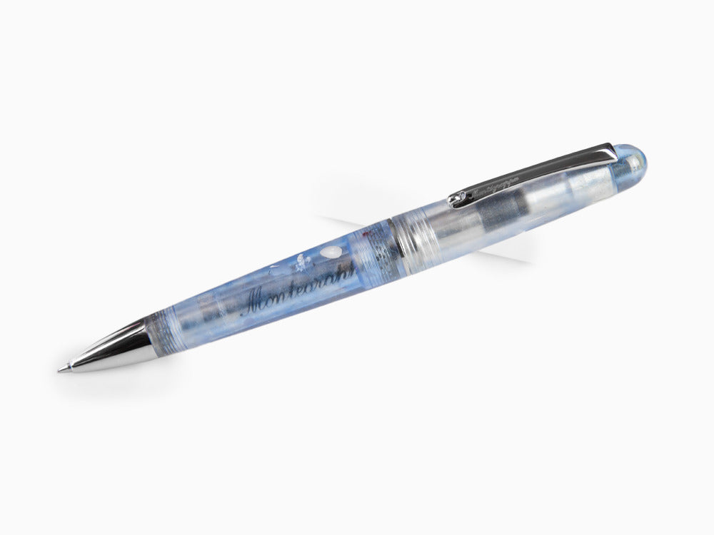 Bolígrafo Montegrappa Elmo Ambiente Ocean, Resina, Acero Inoxidable, ISEERBID