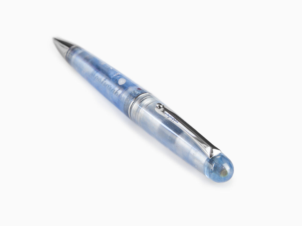 Bolígrafo Montegrappa Elmo Ambiente Ocean, Resina, Acero Inoxidable, ISEERBID
