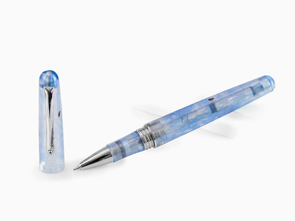 Roller Montegrappa Elmo Ambiente Ocean, Resina, Acero Inoxidable, ISEERRID