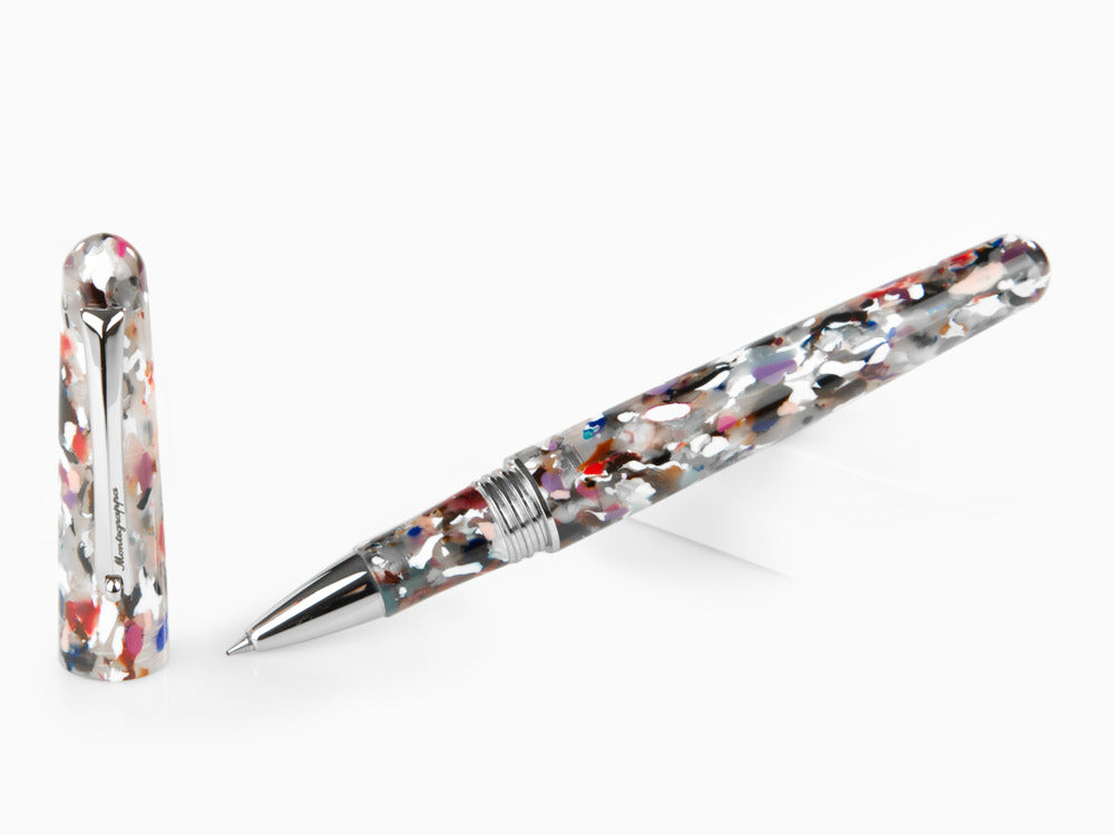 Roller Montegrappa Elmo Ambiente Kaleido, Resina, Acero Inoxidable, ISEERRIK