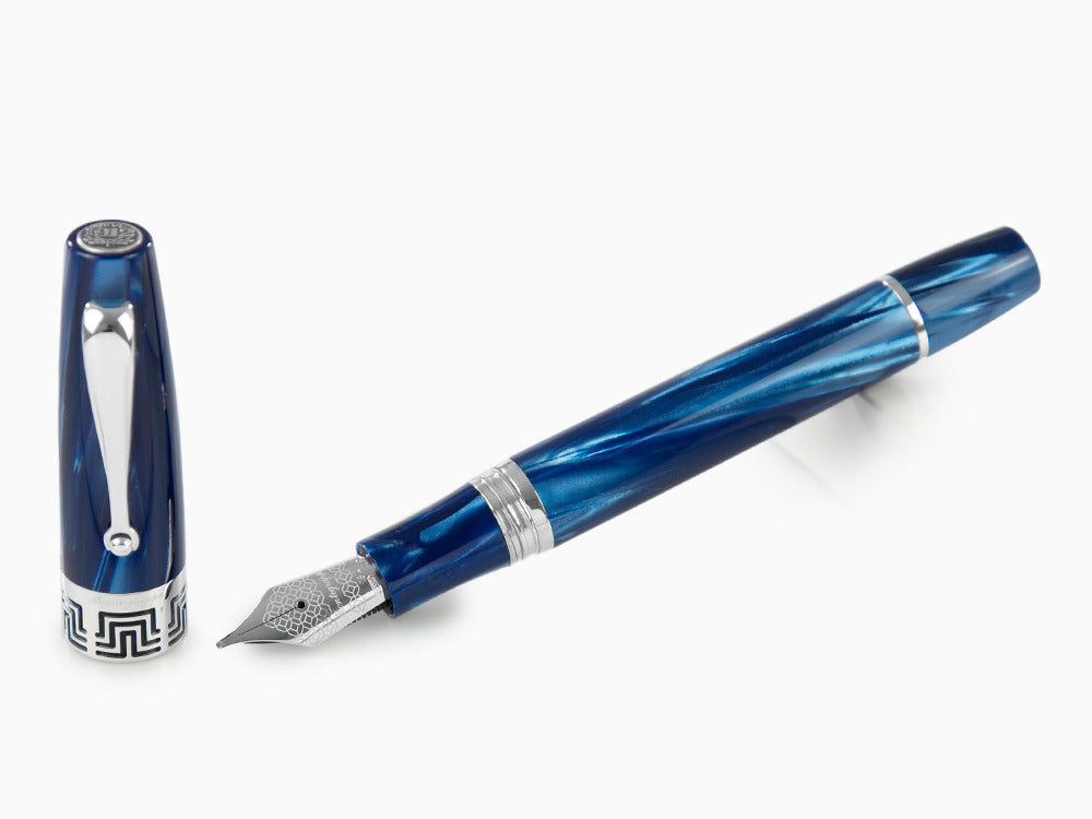 Pluma Estilográfica Montegrappa Extra 1930 Mediterranean Blue, ISEXF-2B
