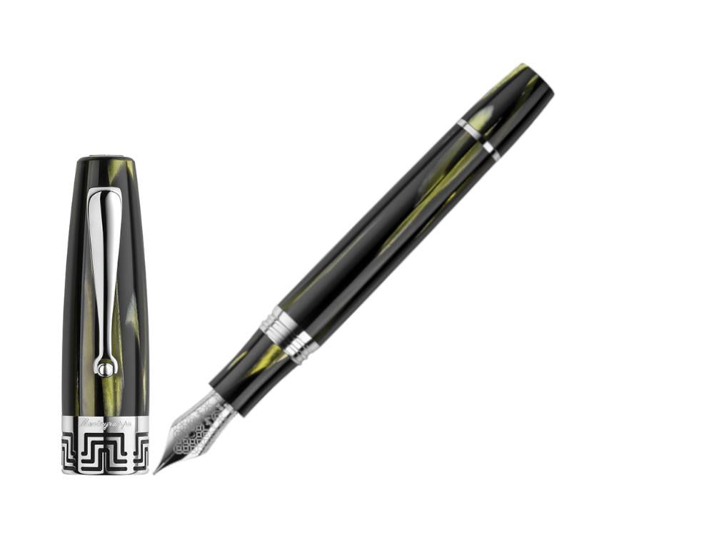 Pluma Estilográfica Montegrappa Extra 1930 Bamboo Black, ISEXF-CC