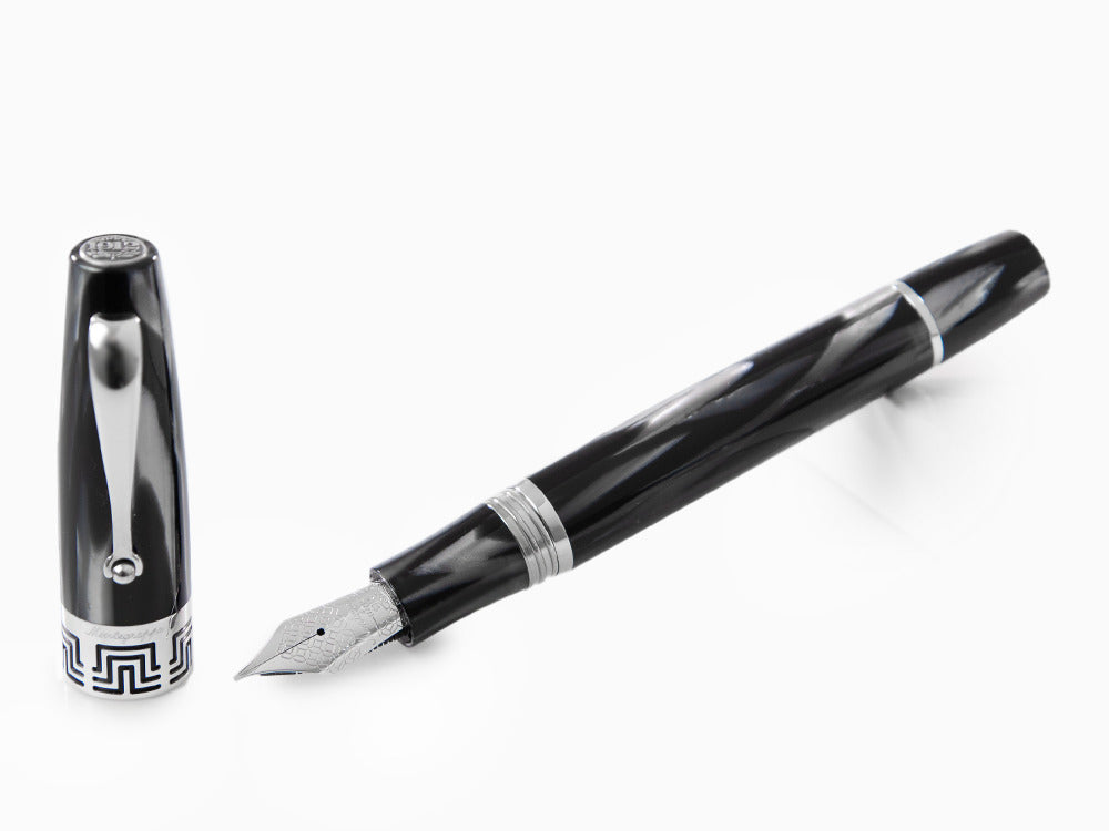 Pluma Estilográfica Montegrappa Extra 1930 Black & White , ISEXF-CH