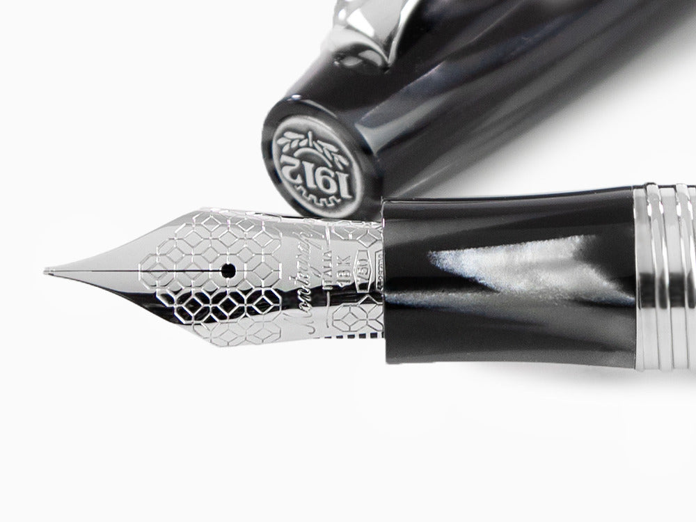 Pluma Estilográfica Montegrappa Extra 1930 Black & White , ISEXF-CH