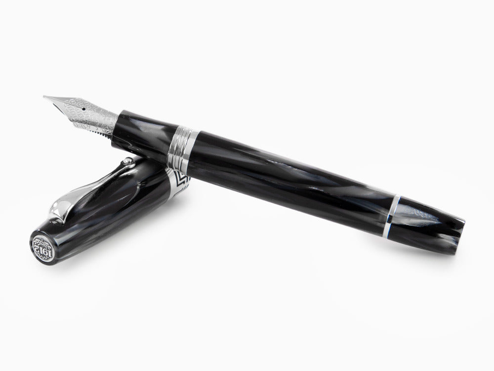 Pluma Estilográfica Montegrappa Extra 1930 Black & White , ISEXF-CH