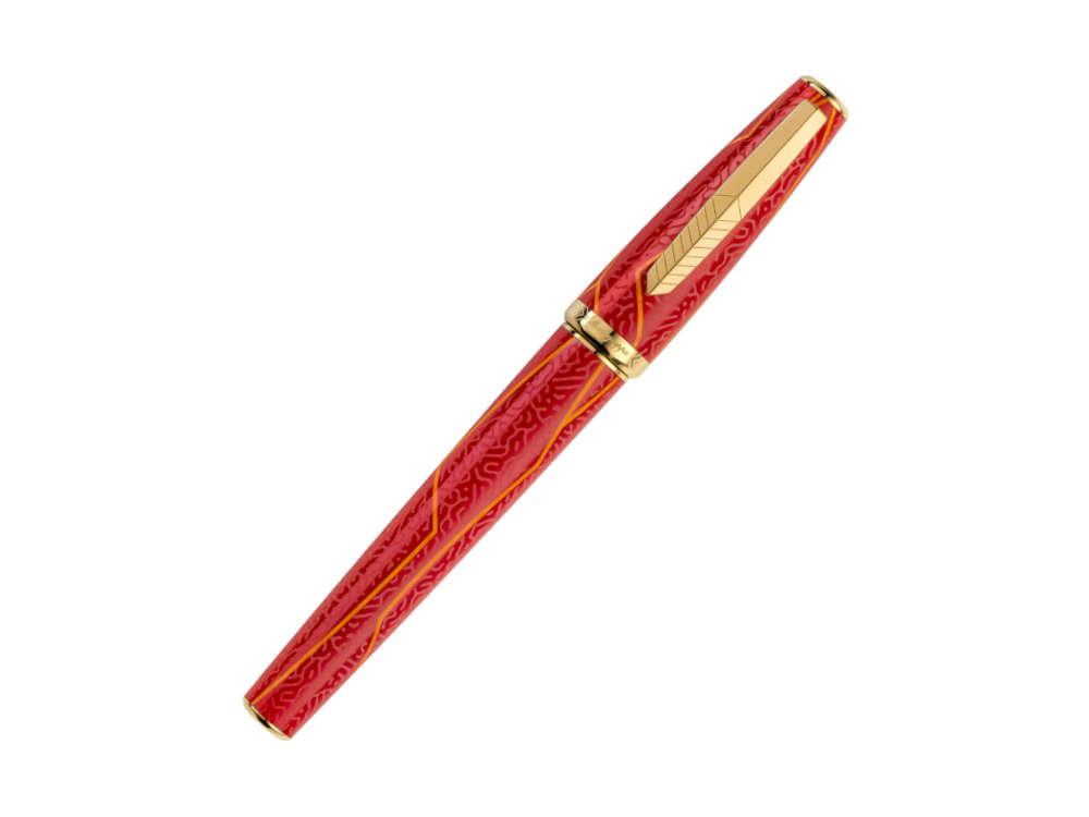 Pluma Estilográfica Montegrappa DC Comic Flash Edición Limitada ISFLN-AR