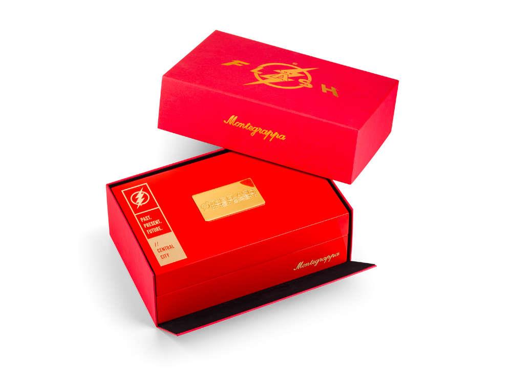 Pluma Estilográfica Montegrappa DC Comic Flash Edición Limitada ISFLN-AR