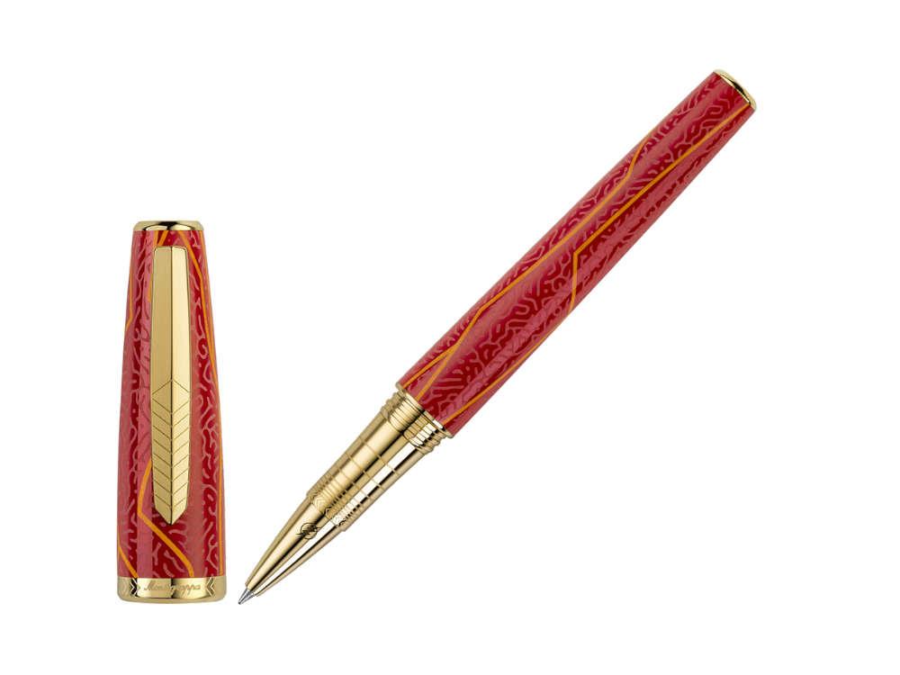Roller Montegrappa DC Comics The Flash, PVD Oro, Edición Limitada, ISFLNRAR