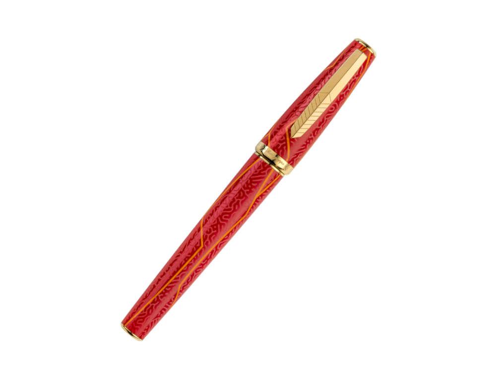 Roller Montegrappa DC Comics The Flash, PVD Oro, Edición Limitada, ISFLNRAR