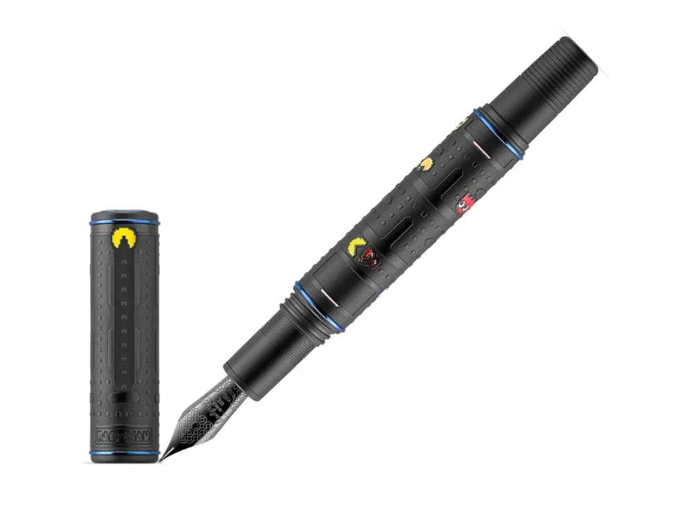 Pluma Estilográfica Montegrappa PAC-MAN Ghostwriter, Negro, ISGHR-UC