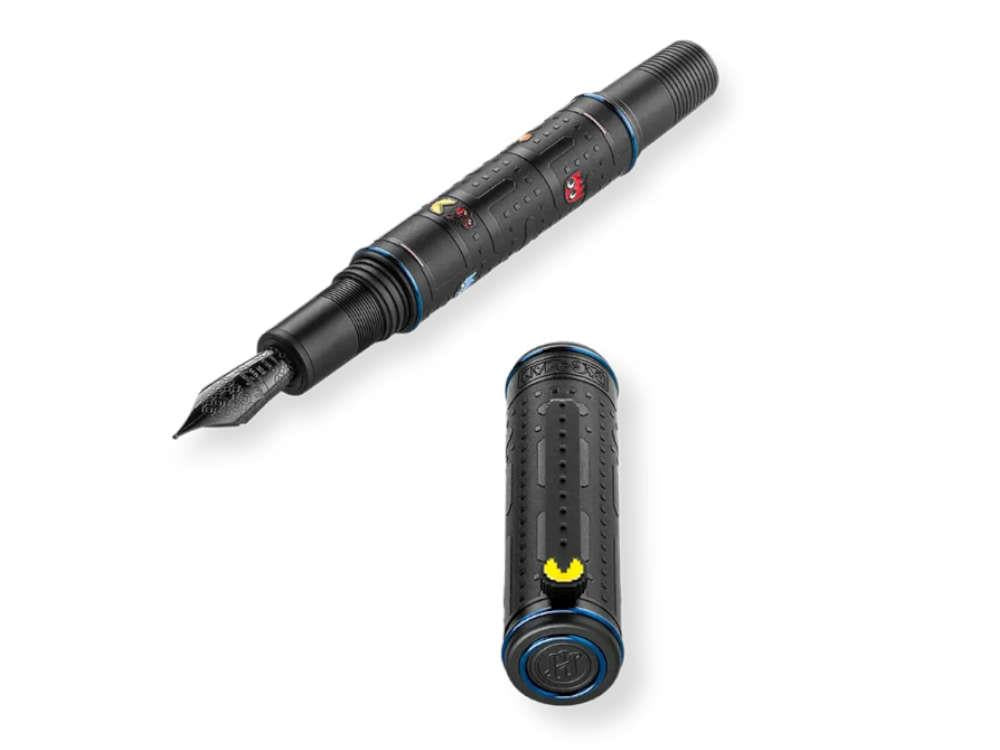 Pluma Estilográfica Montegrappa PAC-MAN Ghostwriter, Negro, ISGHR-UC
