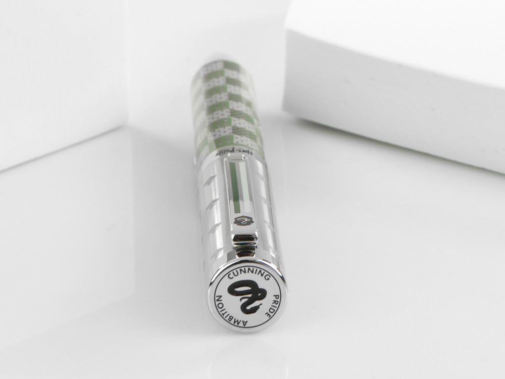 Bolígrafo Montegrappa Harry Potter Slytherin, Acero inoxidable, Verde, ISHPRBST