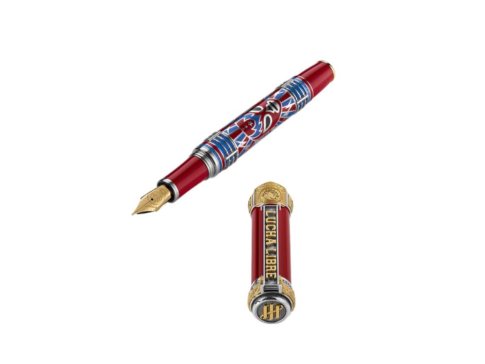 Pluma Estilográfica Montegrappa Lucha Libre Edición Limitada, ISLLN-SL