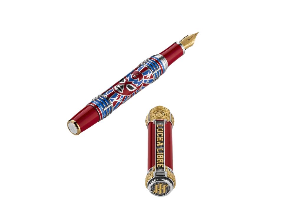 Pluma Estilográfica Montegrappa Lucha Libre Edición Limitada, ISLLN-SL