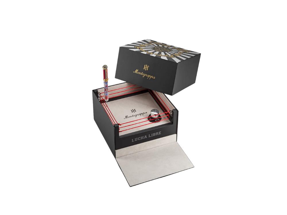 Pluma Estilográfica Montegrappa Lucha Libre Edición Limitada, ISLLN-SL