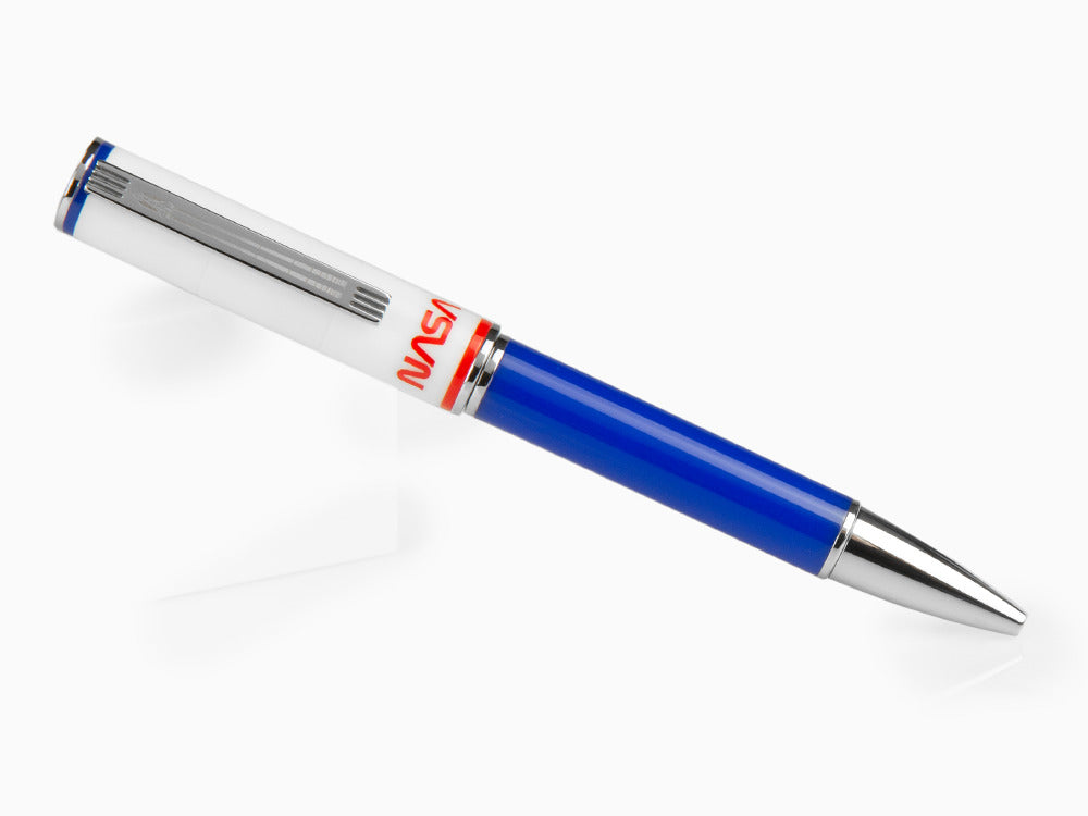 Bolígrafo Montegrappa NASA Atlantis, Resina, Azul, Acero Inoxidable, ISN1RBBP