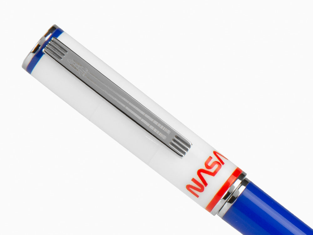 Bolígrafo Montegrappa NASA Atlantis, Resina, Azul, Acero Inoxidable, ISN1RBBP