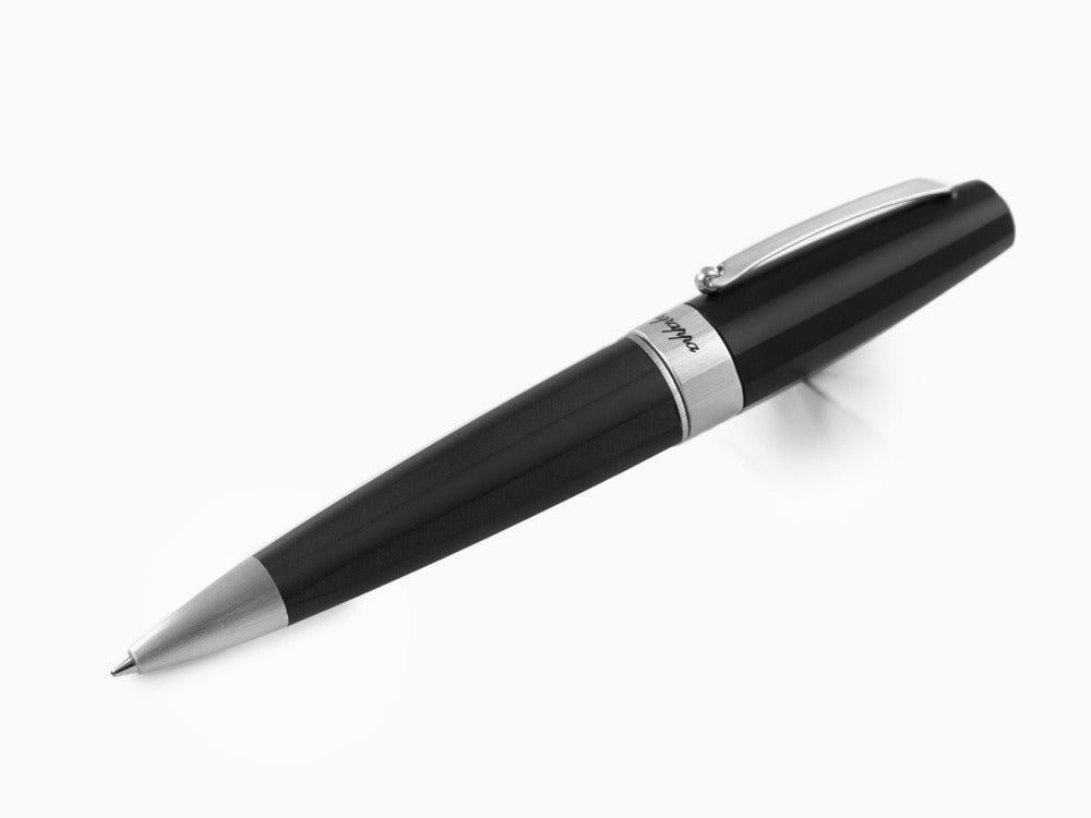 Bolígrafo Montegrappa Magnifica, Resina Negra, ISNGRBAC