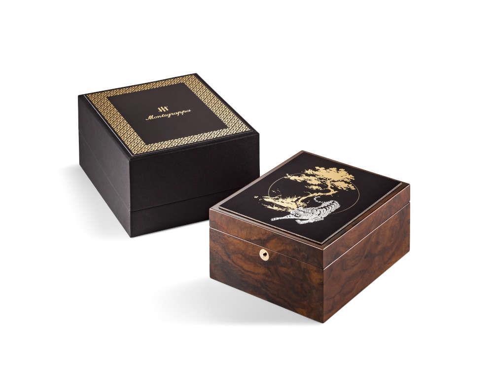 Pluma Estilográfica Montegrappa Tigre, Edición Limitada, ISO1N-SE