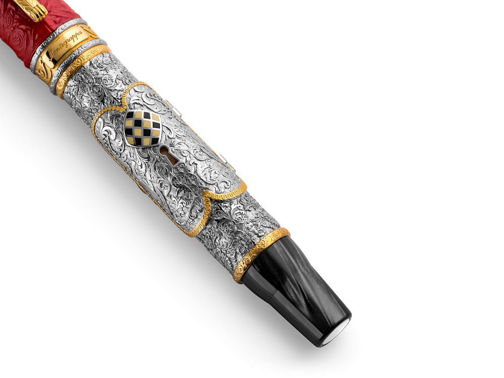 Montegrappa Casanova , Resina, Plata, Edición Limitada, ISOVN-SE