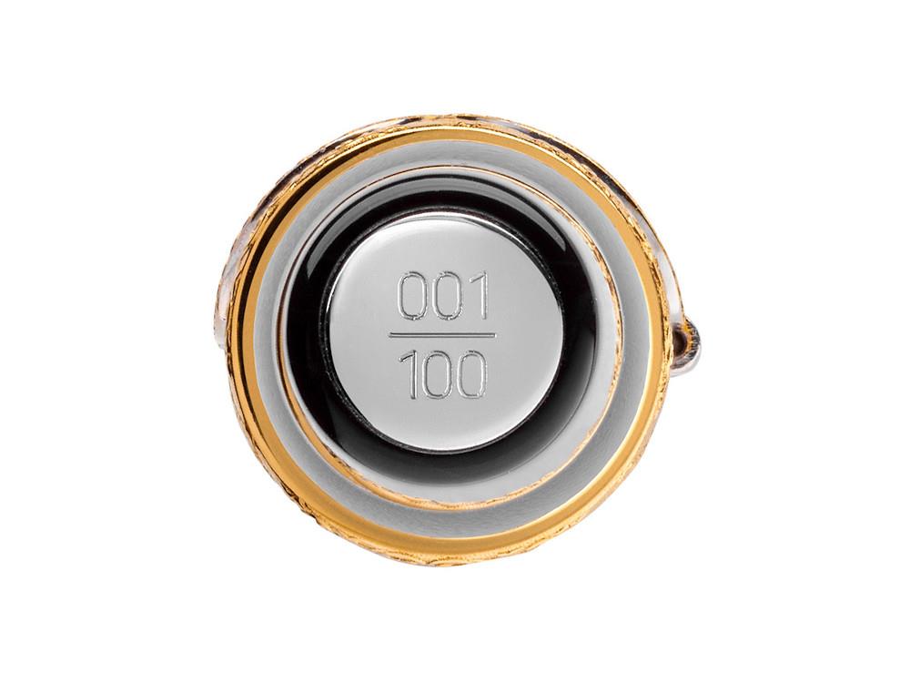 Roller Montegrappa Casanova, Resina, Adornos plata, Edición Limitada, ISOVNRSE