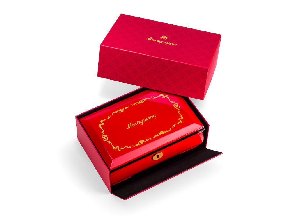 Roller Montegrappa Casanova, Resina, Adornos plata, Edición Limitada, ISOVNRSE