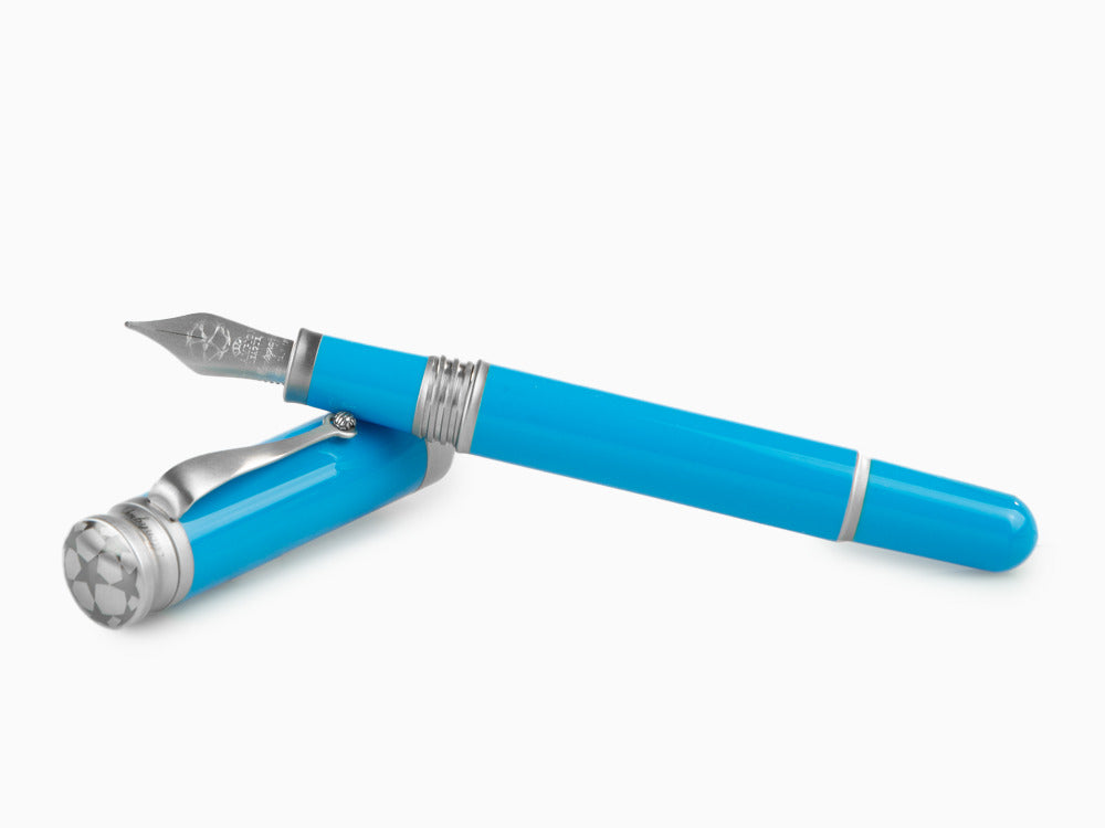 Pluma Estilográfica Montegrappa UEFA Champions League, Resina Azul