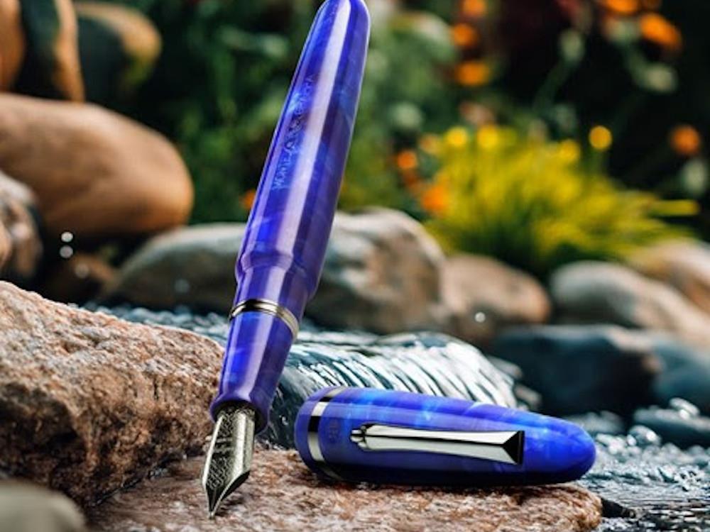 Estilográfica Montegrappa Vintage Class Venetia Halcyon Blue, ISVEN-AB