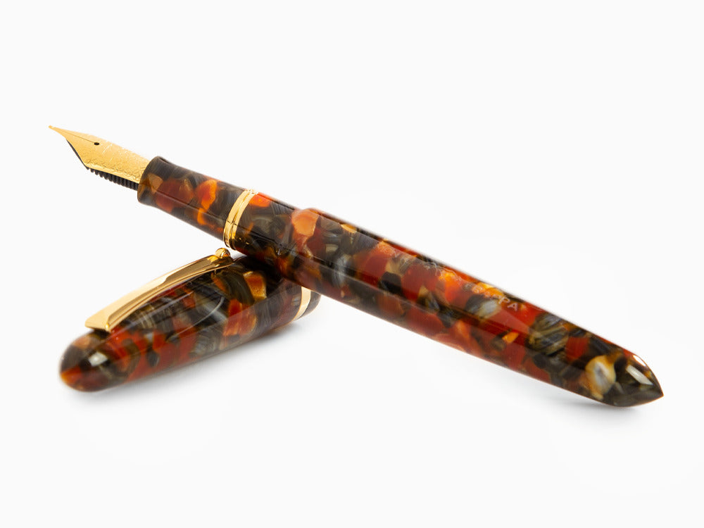 Pluma Montegrappa Venetia Plume Agate, Acero Inoxidable, ISVEN_AJ
