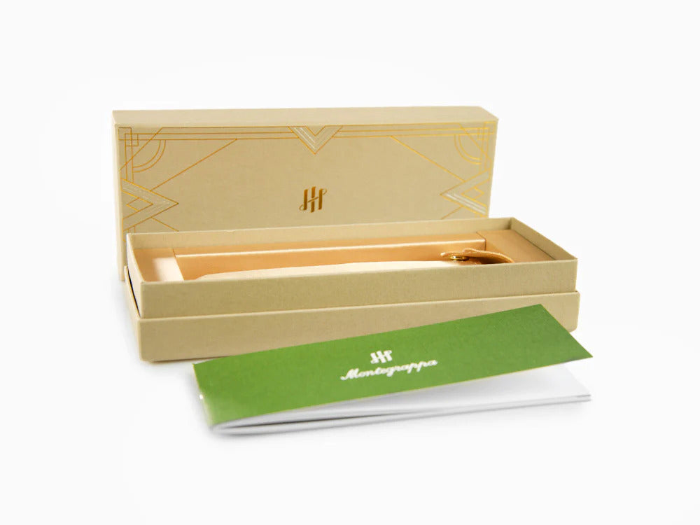 Roller Montegrappa Venetia Havana Amber, PVD Oro, ISVENRAO